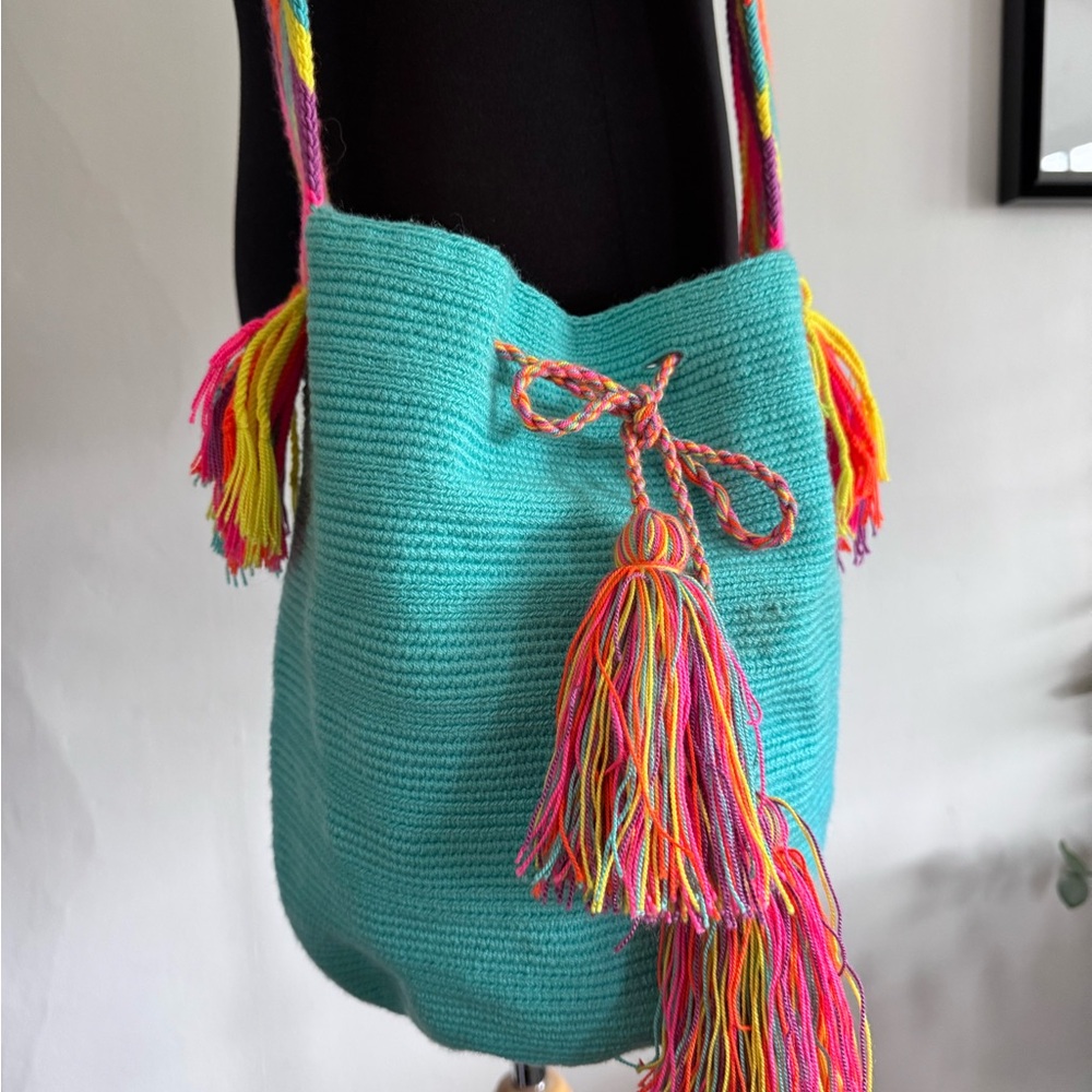 Colorful Tassel Crossbody Boho Women's Bag